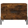 vidaXL Konferenčné stolíky 2 ks dymový dub 50x50x40cm kompozitné drevo