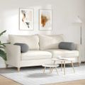 vidaXL Podložkové vankúše 2 pcs Tmavo šedá Ø 25 x 70 cm Mikrovlákno