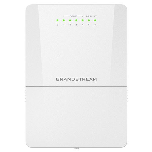 Grandstream GWN7710R vonkajšie L2 managed switch, 5xGbE, SFP, 4xPoE+, IP66