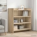 vidaXL Servírovacia skriňa Dub sonoma 75 x 36 x 80 cm Kompozitné drevo