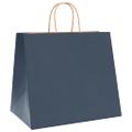 vidaXL Papierové tašky 250 ks s rúčkami modré 32x22x28 cm