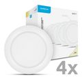 Modee LED Okrúhly LED panel - montovateľný 12W 1320lm neutrálna biela P4 (ML-LPR4000K12WPN)