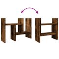 vidaXL Organizér na stôl, tmavý dub 34,5x15,5x35,5cm, kompozitné drevo