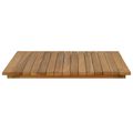 vidaXL Vrchná doska 60 x 60 x 3,5 cm Štvorcový Husté teakové drevo