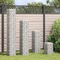 vidaXL Gabiónové vyvýšené záhony 4 ks 30x30x50/100/150/200 cm, železo
