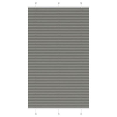 vidaXL plisovaná roleta antracit 120x200 cm Šírka látky 119,4 cm