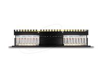 19" Patch panel 16 portov Cat.6A 1U čierny