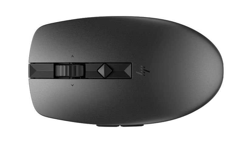 HP 710/Kancelárska/Optická/Pre pravákov/3 000 DPI/Drôtová+bezdrôtová/Čierna