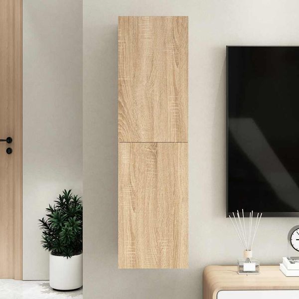 vidaXL TV skrinka, dub sonoma 30,5x30x110 cm, kompozitné drevo
