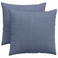 vidaXL Vankúše na pohovku 2 pcs Modrá 50 x 50 cm Kordúrová tkanina