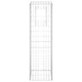 vidaXL Gabiónové koše/stĺpy 2 ks 40x40x140 cm železo