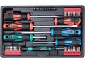 Skrutkovače a hroty sada 47ks, 1/4" hroty a 4mm mini hroty, CrV EXTOL-PREMIUM