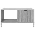 vidaXL Konferenčný stolík Sivý Sonoma 90 x 49 x 46 cm Kompozitné drevo