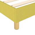 vidaXL Posteľný rám s boxspringom zelená 120x200 cm látka