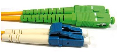 Patchcord FO duplex LC-SC/APC 9/125um SM, 2m, OS2