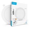 Modee LED okrúhly stropný panel - zapustený 12W 1080lm studená biela (ML-LPRB6000K12WA2N)