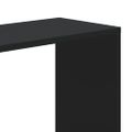 vidaXL Knižnica 5 políc čierna 80,5x23,5x162,5 cm kompozitné drevo
