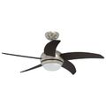 vidaXL Stropný ventilátor s osvetlením a diaľkovým ovládaním Ø 110 cm