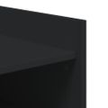 vidaXL Botník čierny 74,5x37,5x100 cm kompozitné drevo