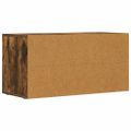 vidaXL TV skrinka ELST 80 x 35 x 40 cm Dymová dub Kompozitné drevo