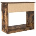 vidaXL konzolový stolík so zásuvkami dub dymový 85,5x38,5x74,5 cm