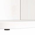 vidaXL Konferenčný stolík Biela 80 x 39,5 x 33,5 cm Borovicový masív