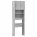 vidaXL Skrinka na práčku sivá Sonoma 64x24x190 cm Engineered Wood