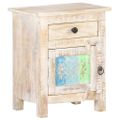 vidaXL Nočný stolík 40x30x50 cm surové akáciové drevo