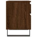 vidaXL Nočné stolíky 2 ks hnedý dub 40x35x50 cm kompozitné drevo