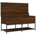 vidaXL Úložná lavička hnedý dub 100x42,5x47 cm kompozitné drevo