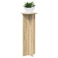 vidaXL Stojan na rastliny 2 ks Dub sonoma Ø40 x 100 cm