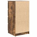 vidaXL Komoda dymový dub 37,5x35x76 cm spracované drevo