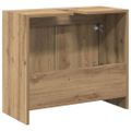 vidaXL Kúpeľňová skriňa Remeselný dub 63 x 29 x 55 cm Kompozitné drevo