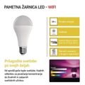 LED žiarovka EMOS ZQW516R GoSmart WIFI A65 / E27 / 14 W (94 W) / 1 400 lm / RGB / stmievateľná