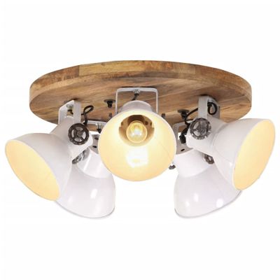 vidaXL Závesná lampa 25 W biela 50x50x25 cm E27