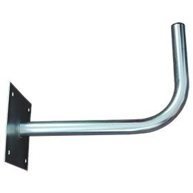 OEM držiak antény na stenu 35 cm s platňou ohýbaný - galvanický zinok