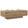 vidaXL Konferenčný stolík dub artisan 100x49,5x31 cm kompozitné drevo