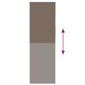 vidaXL Roleta zatemnenie Coffee 80x210 cm Šírka látky 75,7cm Polyester