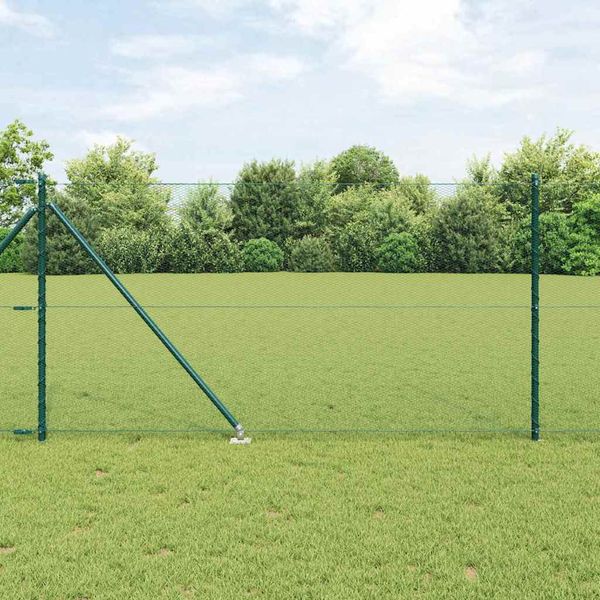 vidaXL Exteriérový hexagonálny plot s prístupovým stĺpikom 50 x 1 m