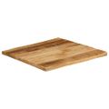 vidaXL Stolová doska živá hrana 60x60x3,8 cm masívny surový mangovník