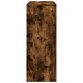 vidaXL Barový stôl s policami dymový dub 90x40x103,5 cm kompoz. drevo