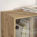vidaXL Highboard 2 ks Remeselný dub 68 x 37 x 142 cm Kompozitné drevo