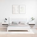 vidaXL Nočný stolík 2 ks Biela 50 x 32,5 x 24 cm Borovicový masív