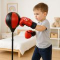 Boxerská sada detská ISO 26094 hruška na stojane + rukavice, pumpička Boxerská sada dětská ISO 26094 hruška na stojanu + rukavice, pumpička