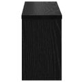vidaXL Vešiak na stenu Nástenná montáž Čierny dub 50 x 16 x 26 cm
