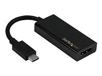 StarTech USB-C na HDMI adaptér - USB Type-C na HDMI konvertor - 4K 60Hz - Externý video adaptér - USB-C - HDMI - čierna - pre P/N: TB3DK2DPM2, TB3DOCK2DPPD, TB3DOCK2DPPU, TB4CDOCK