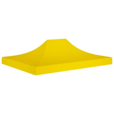 vidaXL Strecha na párty stan 4,5x3 m žltá 270 g/m²