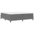 vidaXL Platformový rám postele Svetlosivá 200 x 200 cm