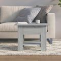 vidaXL Konferenčný stolík sivý dub sonoma 55x55x42 cm drevotrieska