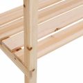 vidaXL Stôl na rastliny s policami 78x38x82,5 cm masívna jedľa